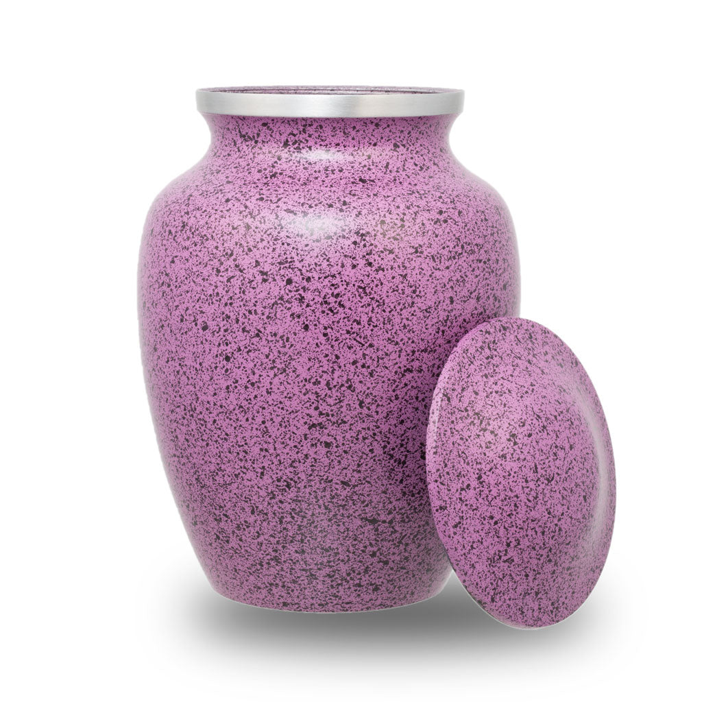 Two-Tone Lilac Classic Cremation Urn - 85 cubic inches